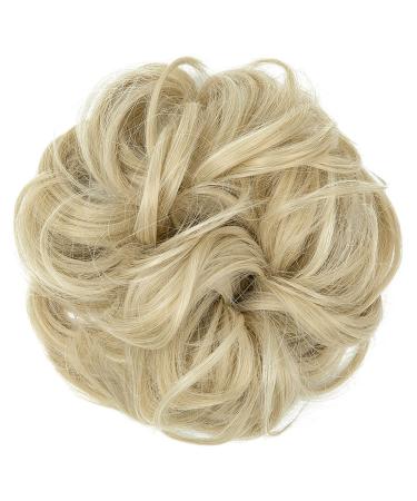 Jjstar 2-Piece Hair Part & Rubber Band Set - Perfect for Updos Messy Buns & Ponytails - Ash Blonde Hair Ties for Women & Girls - Buy Online on GoSupps.com