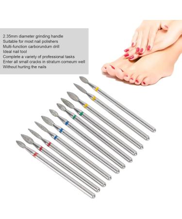 Professional Diamond Nail Drill Bits Set for Acrylic Gel Nails - Electric Manicure File Kit - Buy Online on GoSupps.com
