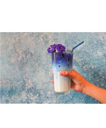 Incas USDA Organic Butterfly Pea Flower Powder - Non-GMO Blue Matcha Tea & Food Coloring from Thailand | Vegan - Buy Online on GoSupps.com