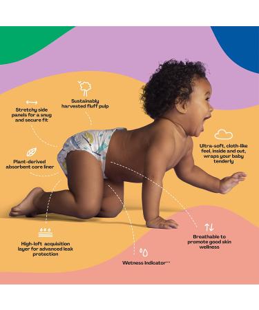 Hello Bello Baby Diapers - Size 1 - Cactus - Pack of 35 | 1 Count - Buy Online on GoSupps.com