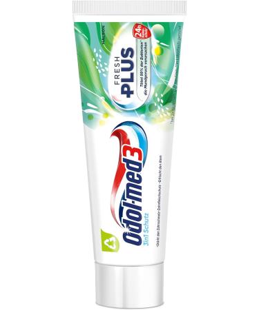 Odol-med3 Fresh Plus Mint Toothpaste 75ml - Long-lasting Freshness for Your Smile | International Shipping Available - Buy Online on GoSupps.com