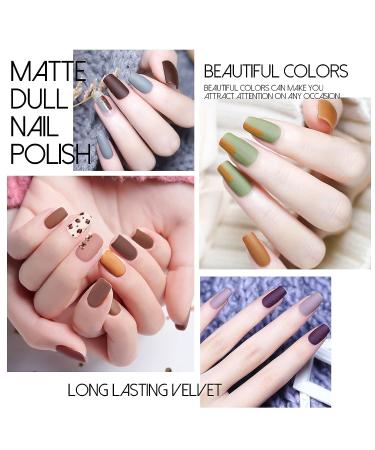 Ownest 6 Colors Matte Velvet Nail Polish Set - Mist Effect| Long Lasting Nail Art Kit - Buy Online on GoSupps.com