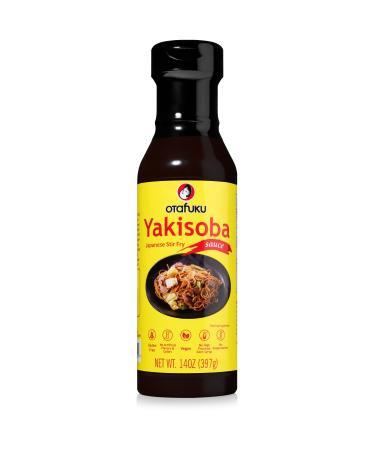 Otafuku Yakisoba Sauce for Japanese Stir Fry Noodles, Gluten-Free & Vegan Yakisoba Sauce (14 OZ)