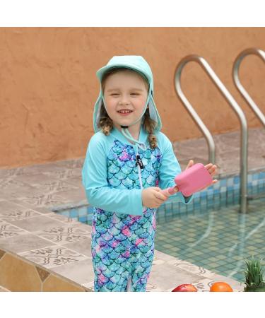weVSwe Baby Toddler Boy Swimsuit UPF 50+ Sun Protection Rash Guard Swimwear | Green Fish Scales | 0-3 Years - Buy Online on GoSupps.com