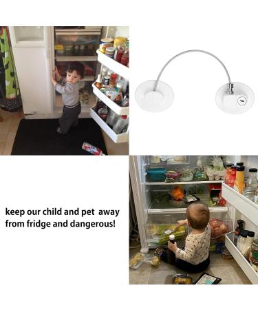 Sunallwell Window Safety Locks - Pack of 4 Childproof Window Restrictors with Key for UPVC, Fridge, Cupboard - No Drilling Required - Buy Online on GoSupps.com