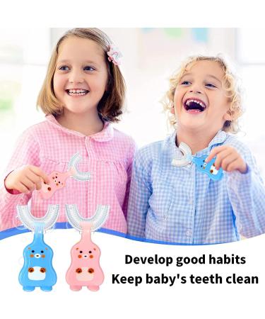 Buy Himbiu U-Shaped Toothbrush for Kids - Soft Brush for Gentle Gum Massage (2-Pack) - Ideal for Ages 2-6 - International Shipping Available - Buy Online on GoSupps.com
