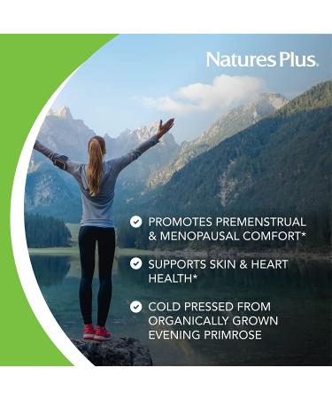 NaturesPlus Ultra EPO 1500 - 1500mg Evening Primrose Oil Softgels - Hormone Balance & Healthy Skin Supplement - Antioxidant & Anti-Aging Formula - Gluten-Free - 90 Servings - Buy Online on GoSupps.com