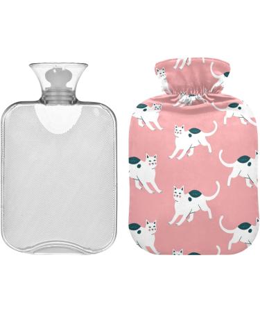 Buy Naanle Kitten Cats Hot Water Bottle - 2L Transparent for Warm & Cold Therapy | Large Hot Water Bottle for Pain Relief - Buy Online on GoSupps.com
