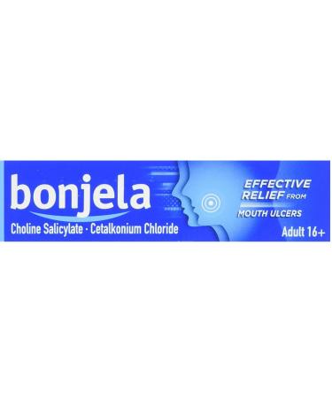 BONJELA Adult Sugar-Free Mouth Pain Relief Gel for Ulcer 15 g