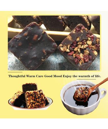 Dark Brown Sugar Ginger Jujube Tea 14.2oz/400g Combination of Black Sugar Cube Red Dates Shredded Ginger Ancient Method Handmade No Added For Women Tea Warming Tea - Buy Online on GoSupps.com
