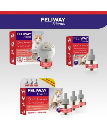 FELIWAY Friends Anti Conflit pour Chat - Recharge 48 ml - Buy Online on GoSupps.com