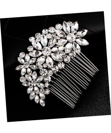 Mikinona Wedding Hair Comb Bride Hair Clip Rhinestone Hair Clip Rhinestone Hair Comb Bridal Headpiece Rhinestone Headpiece Rhinestone Comb Hair Teasing Comb Bridal Hair Clip Comb for Bridal - Buy Online on GoSupps.com