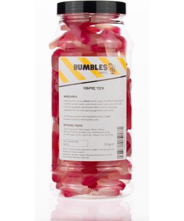 Vampire Teeth Sweets Gift Jar - Buy Online on GoSupps.com