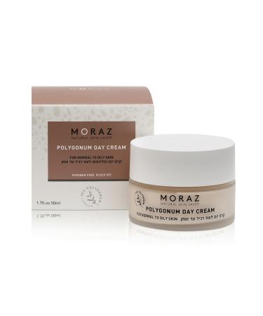 Moraz Herbal Day Cream for Normal to Oily Skin Paraben-Free Hydro Boost & Collagen Boost Anti-Aging Face Cream for Women with 75% Polygonum Extract & Jojoba Oil Vitamin E Cream 1.7 Fl Oz Normal Skin
