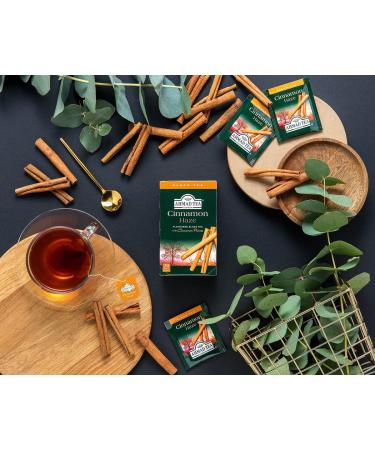 Ahmad Tea Cinnamon Haze Black Tea - 20 Teabags, 20 Count Pack - Premium Cinnamon Flavor - Buy Online on GoSupps.com
