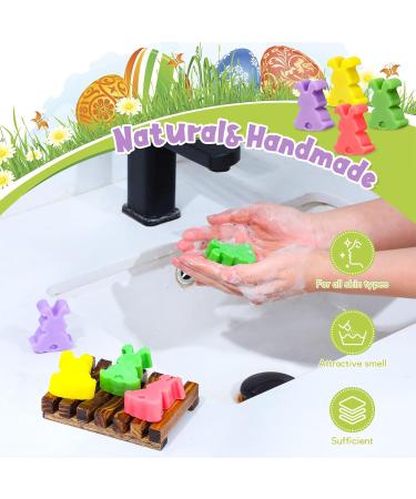 Easter Soap Bar Gift Set - 32 Handmade Soaps (Bunny & Eggs) | Bulk Party Favors & Basket Stuffers | Perfect for Guests & Bathrooms - Buy Online on GoSupps.com