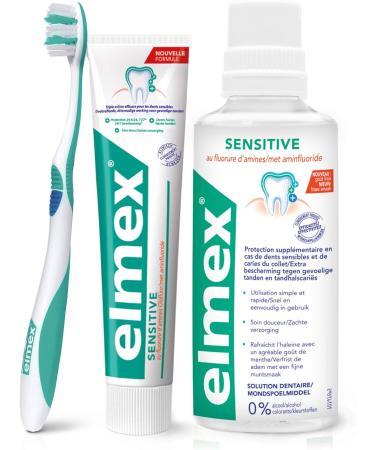 Elmex Sensitive Whitening Toothpaste 3 x 75 ml - Buy Online on GoSupps.com