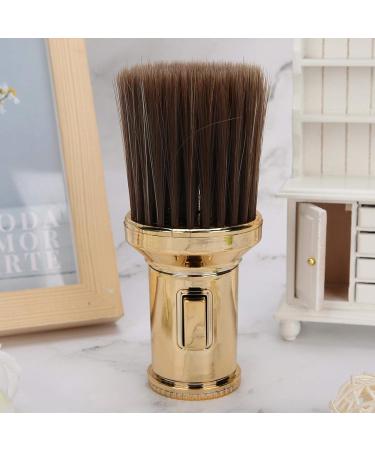 Professional Barber Brush Neck Duster - Gold Hairdressing Cleaning Tool for Hairdressers | Best Neck Brush for Hair Sweep & Grooming - Buy Online on GoSupps.com