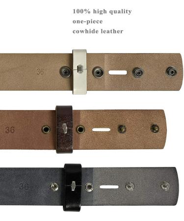Western Floral Engraved Genuine Leather Belt - 1-1/2 Wide - Made in USA (Black) - Buy Online on GoSupps.com