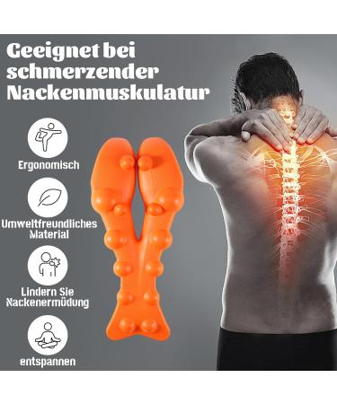 Fonwujiot Neck Massager | Cloudy Neck Relief & Back Extensor Therapy | Trigger Point Muscle Massage for Tiredness Relief - Buy Online on GoSupps.com