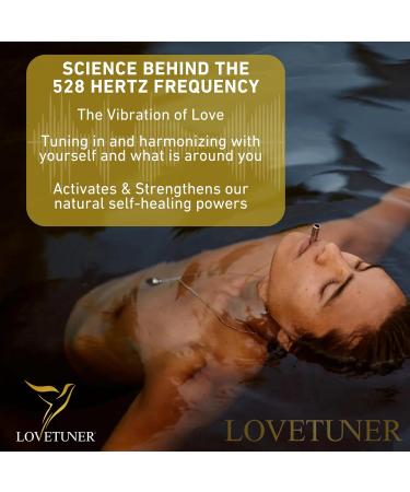 Lovetuner 528 Hz Breathing & Meditation Necklace | Sound Healing Mindfulness Device for Stress Relief | Anxiety Relief with Solfeggio Frequency - Buy Online on GoSupps.com