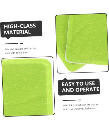 Clispeed 40 PCS Self-Warming Heat Pads | Portable Menstruation & Cold Relief | Disposable Green Patches for Home & Work - 13x10cm - Buy Online on GoSupps.com