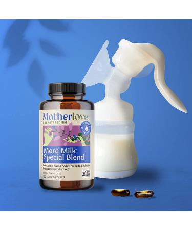 Motherlove More Milk Special Blend - 120 Liquid Capsules for Enhanced Lactation Support - Buy Online on GoSupps.com