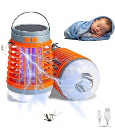 Mozz Guard 2024 New Mozzguard Zapper Outdoor Waterproof Mosquito Lamp Killer Portable 2-in-1 Cordless Mosquito Zapper Suitable for Home Garden Camping Picnic (2pcs)