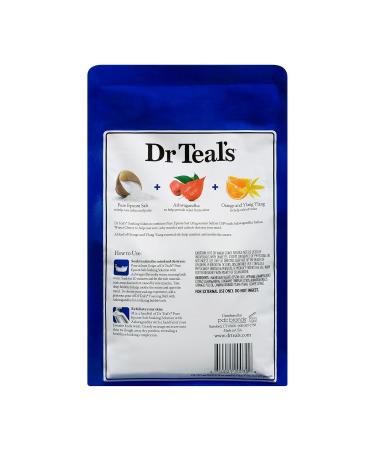 Dr Teal's Epsom Salt Calm Your Mind with Ashwagandha - 1.36 kg | Relaxation & Stress Relief | International Shipping Available - Buy Online on GoSupps.com