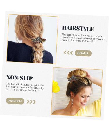 HAPINARY Punk Barrettes Hair Clips for Girls Girl Hair Clamp Hair Styling Supply Party Headdress for Women Outdoor Wedding Decor Bobbie Pin Wedding Accessories Women's Bobby Alloy Metal - Buy Online on GoSupps.com