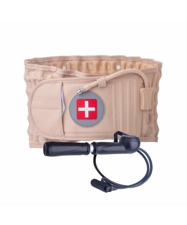 Reduces Muscle Inflatable Lumbar Traction Belt - Back Support Belt for Lumbar Area Decompression Belt Spinal Discs Belt Lumbar Support Abdominal Bandage Relief for Sciatica For Men And Women