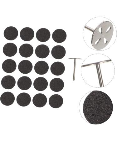 ABOOFAN 3 Sets Nail Polishing Sheets Replacement Sandpaper Discs Manicure Accessories Manicure Sandpaper Sanding Disc Bit for Nail Drill Foot Stainless Steel Sanding Pad Electric - Buy Online on GoSupps.com