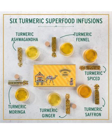 Buy Vahdam Teas Turmeric Tea Tales Set - 6 Premium Pieces for Health & Wellness - Buy Online on GoSupps.com
