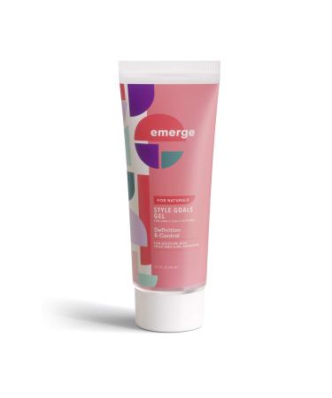 Emerge Strong Hold Hair Gel to Moisturize and Define Curly Hair Pequi Oil Sulfate Free and Paraben Free Hair Styling Gel 11.7 oz