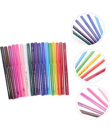 Beavorty 18pcs Eyeliner Makeup Tools Girls Suit Eyeshadow Pens Cosmetics Tools Eye Makeup Pencil Woman Smooth - Buy Online on GoSupps.com