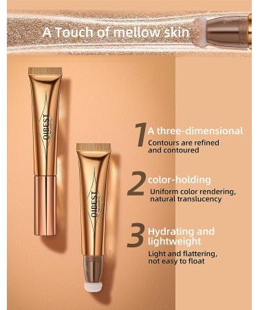 SUMEITANG Liquid Highlighter Wand Cream | Face Contour & Brightening Stick #04 White | Long-Lasting Waterproof Formula - Buy Online on GoSupps.com