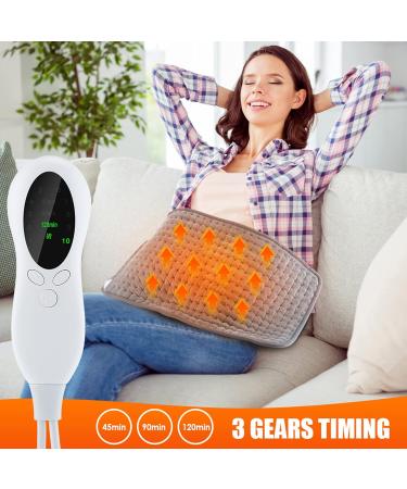 Buy Crystal Velvet Heating Cushion - Large 60x30 cm Electric Heating Pillows for Comfort & Sleep | Fast Heating & Excellent Heat Retention - Perfect for Home Use (EU) - Buy Online on GoSupps.com