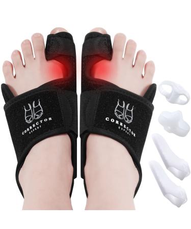 Kutain Bunion Corrector for Women & Men,Toe Separator to Correct Bunion, Toe Straightener Toe Spacers for Pain Relief,Hallux Valgus Brace for Day/Night Support  Lightweight, Comfortable and Reusable One Size
