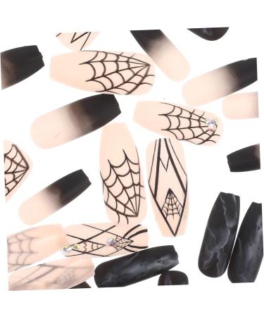 Mikinona 1 Set Halloween Fake Nails Manicure Supply Manicure Nails Nail Decorations for Nail Art Nails for Women Halloween Nails Fake Nails French Halloween Fakes Nails Fake Nails Tips Abs - Buy Online on GoSupps.com