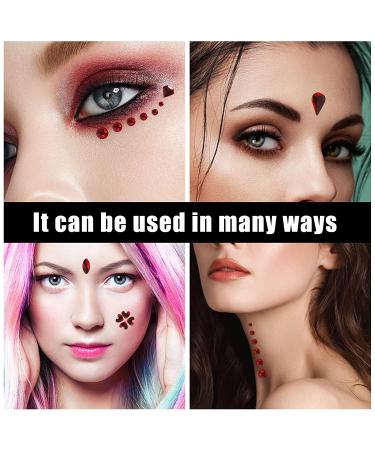 Nail Rhinestones Set - Red Flatback Rhinestones for DIY Nail Art, Crafts, and Decorations - Buy Online on GoSupps.com