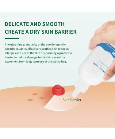 Stoma Powder - Medical Protective Skin Barrier Powder for Ostomy Care | 1oz (2 Bottles) - Best Supplies for Skin Protection - Buy Online on GoSupps.com
