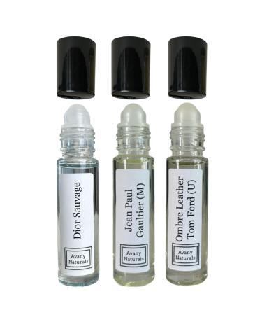 Fragrance Sample Set For Men - Mens Roll On Body Oil Long Lasting Cologne Inspired For Man Portable Travel Size Bottle Type Replicant Fragrances Perfume Sampler Gift (Sexy Set)