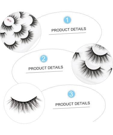 DRESSOOS 1 Box 6d False Eyelashes 3d Volume Lashes Fake Eyelashes Woman Makeup False Lash Wispy Lashes Dense Makeup Eyelashes Fake Lashes False Eyelash Makeup Accessory Chemical Fiber - Buy Online on GoSupps.com
