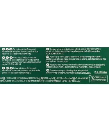 Buy 4x Palmolive For Men Classic Shave Cream with Palm Extract - 100ml | International Shipping Available - Buy Online on GoSupps.com