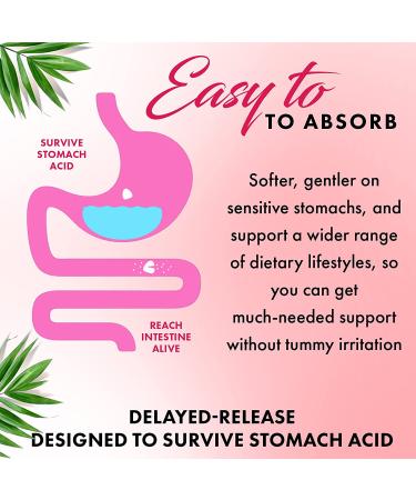 Premium Women's Probiotic Gummies - 10 Billion CFU - Digestive & Feminine Health Support - Natural Berry Flavor - 60 Count (Pack of 1) - Buy Online on GoSupps.com