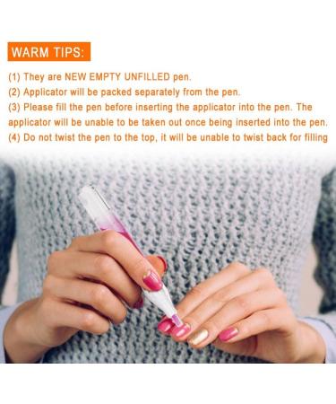 ZJchao 10pcs 5ml Transparent Twist Pen Cosmetic Container for Nail Oil, Eyelash Growth, Lip Gloss - Convenient Applicators for Women's Makeup - Buy Online on GoSupps.com
