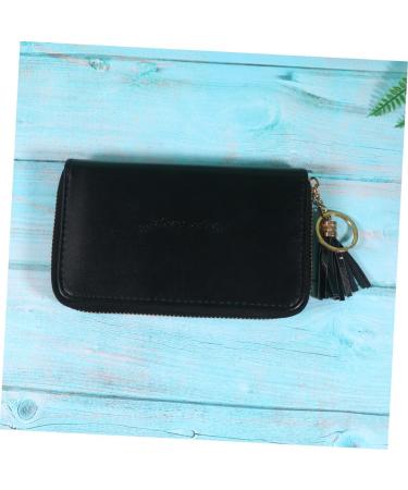 Beatifufu Nail Print Stencil Card Holder Groovy Cheistmas Organizador De Mo os Para Ni as Stamping Plate Holder Purse Holder Stand Nail Art Stencil Bag Cards Bag Nail Art Plates Bag 16x12cm Black - Buy Online on GoSupps.com