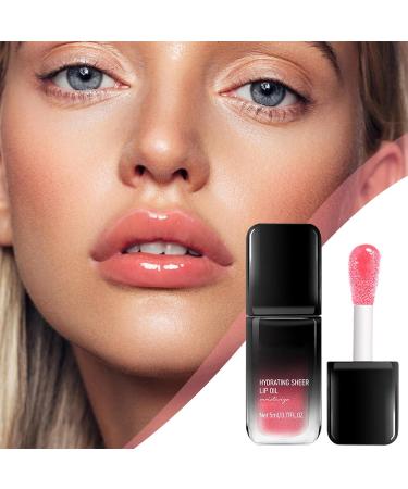 Color Changing Lip Oil Moisturizing Lip Balm Shiny Long Lasting Lip Color 5ml with Nourishing Restorative Properties for Date Party 2 - Buy Online on GoSupps.com