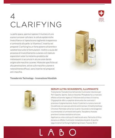  LABO LABO Transdermic 4 ULTRA LIGHTENING LIGHT Clarifying Serum 30ml Bottle - Buy Online on GoSupps.com