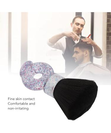 Barber Neck Duster Durable Hair Duster Brush for Removing Hair from Face and Neck Easy to Grip Hair Cutting Brush with Curved Handle Skin Friendly Neck Face Dust Brush for Home Hair Salon - Buy Online on GoSupps.com